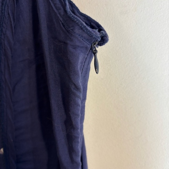 PILE OU FACE Sz T2 (US L estimated) Floral Midi Dress Asymmetrical Silk Blend - Picture 7 of 11